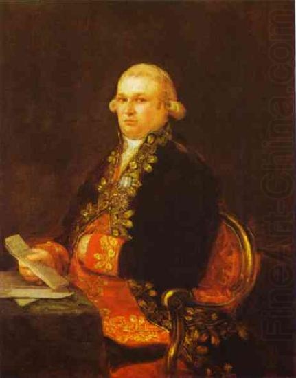 Francisco Jose de Goya Don Antonio Noriega china oil painting image